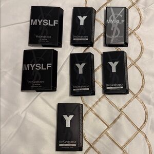 Yves Saint Laurent Black Y / MYSLF Miniature Fragrance Boxes Set